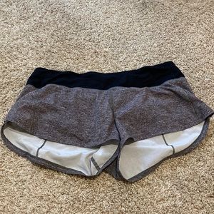 Gray athletic shorts